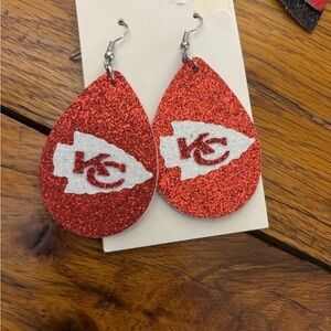 3 pair Teardrop Earrings with Logo